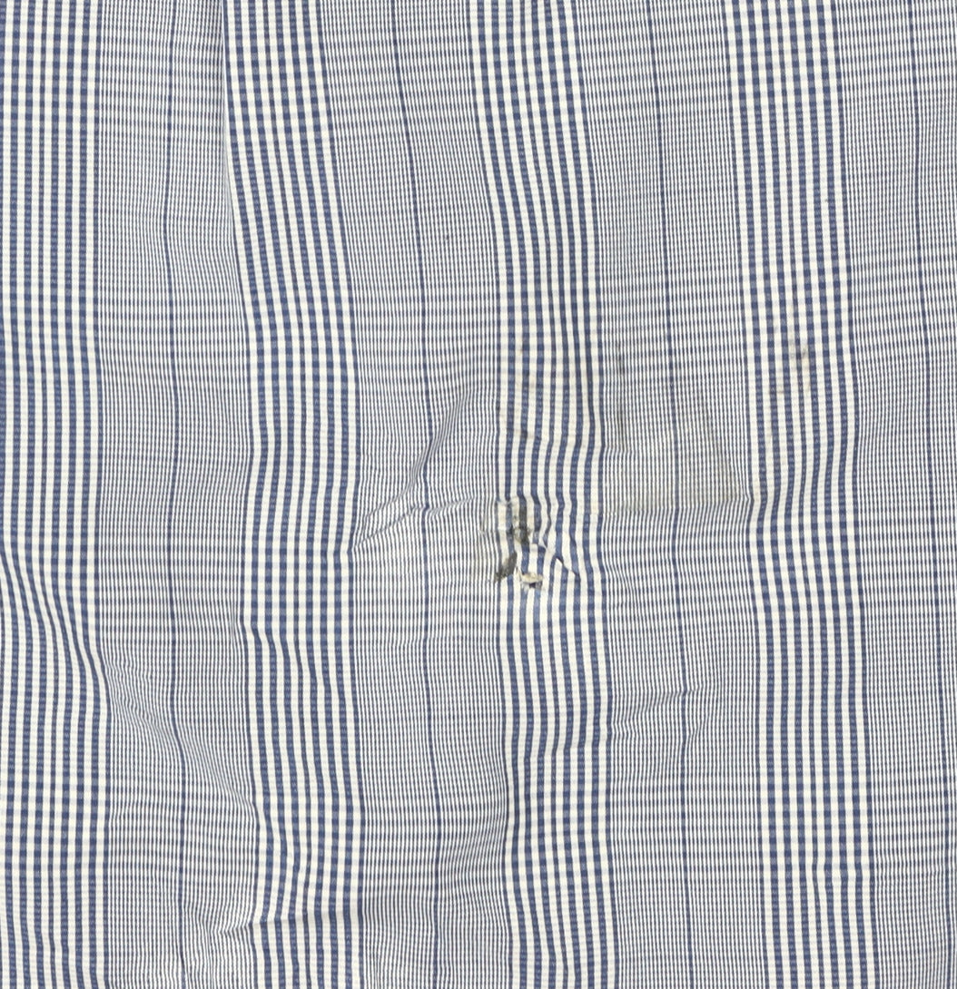 Mens UK Collar Size L Petroleum Smart Blue Dress Shirt