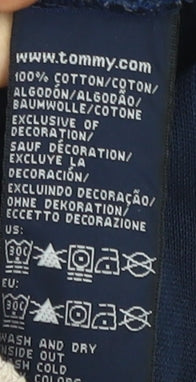 Tommy Hilfiger Men's Blue Polo, Casual Golf Style, Size M