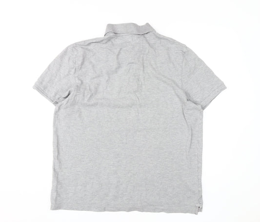 John Lewis Men's Grey Polo Shirt Size L