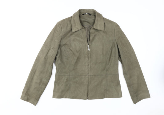 Womens UK Size 14 BHS Green Basic Jacket