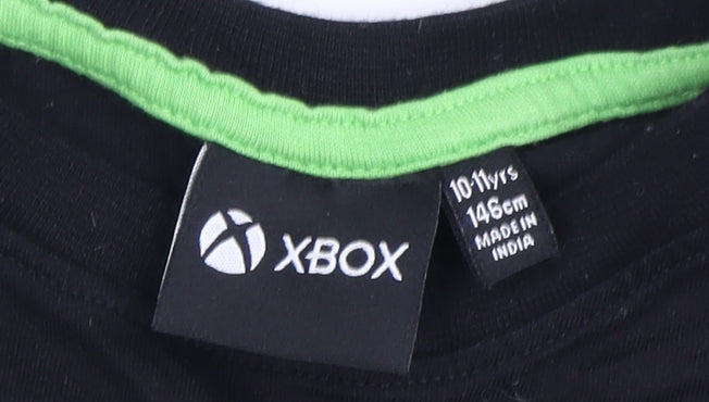 Xbox Boys Black Graphic Long Sleeve T-Shirt Size 146