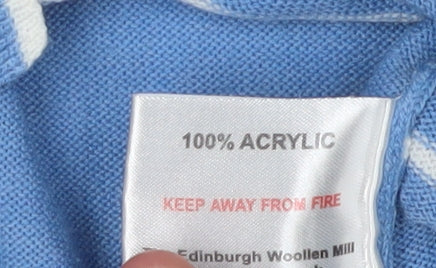 Honor Millburn Blue Women's Cardigan, M, Lightweight Knit