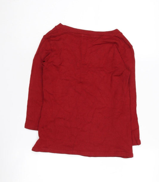 Womens UK Size 12 Zara Red Pullover Jumper