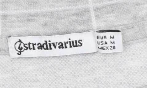 Womens UK Size 12 Stradivarius Grey Pullover Jumper