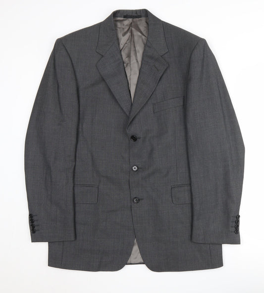Mens UK Size 40 Austin Reed Regular Grey Suit Jacket