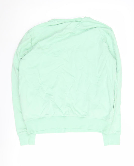 Fila Unisex Green Crew Neck Pullover Sweatshirt M