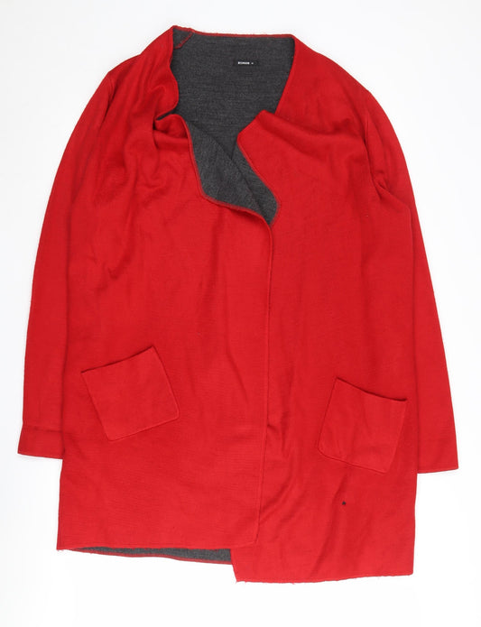 Womens UK Size 18 Roman Red Cardigan Jumper