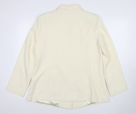 Damart Women's Ivory Suit Jacket, Size 14, Business