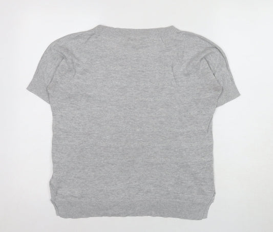 Banana Republic Womens Grey Short Sleeve T-Shirt S
