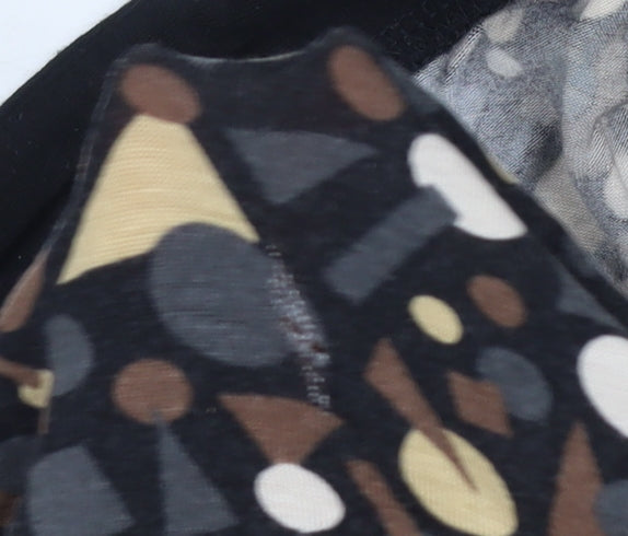 Womens UK Size 8 Topshop Multicoloured Wrap Blouse