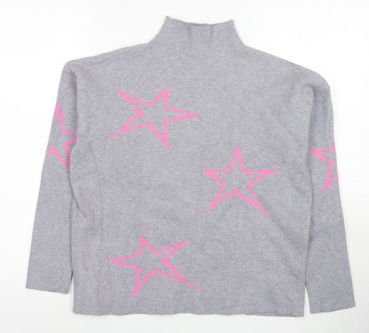 Womens UK Size S Tahari Grey Pullover Jumper