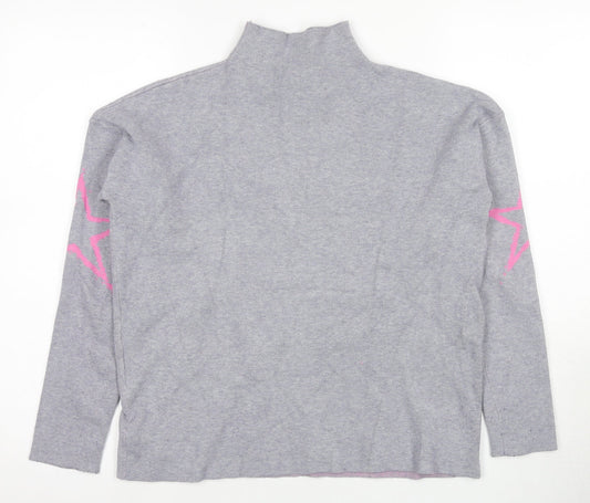 Womens UK Size S Tahari Grey Pullover Jumper