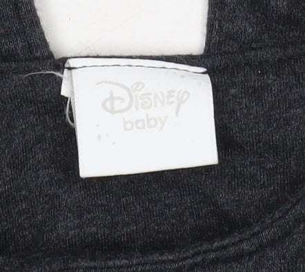 Disney Baby Unisex Black Pinafore Dress 9-12 Months