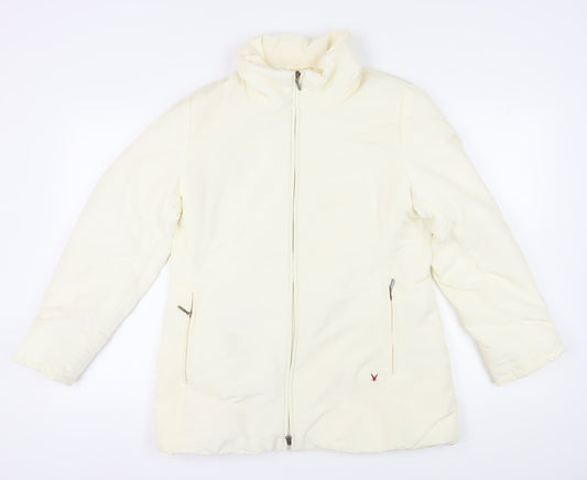 Womens UK Size 12 Fuchs Schmitt Ivory Puffer Jacket