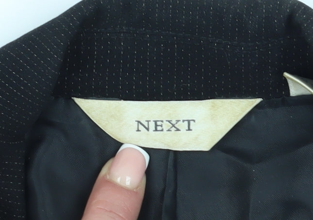 Womens UK Size 12 NEXT Regular Black Blazer