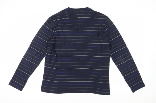 Mens UK Size L Marks and Spencer Blue Pullover Sweatshirt