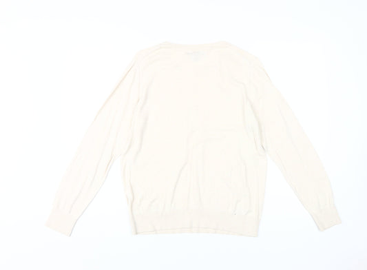 Banana Republic Women's Ivory Pullover Jumper L