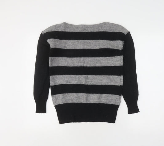 Womens UK Size S J.CREW Black Pullover Jumper