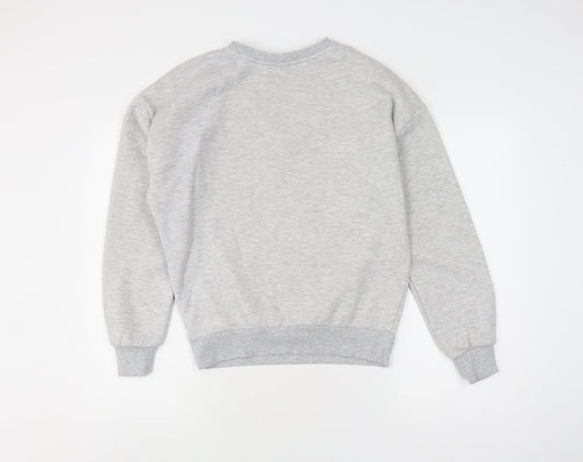 Womens UK Size XS Harry Potter Grey Pullover Sweatshirt