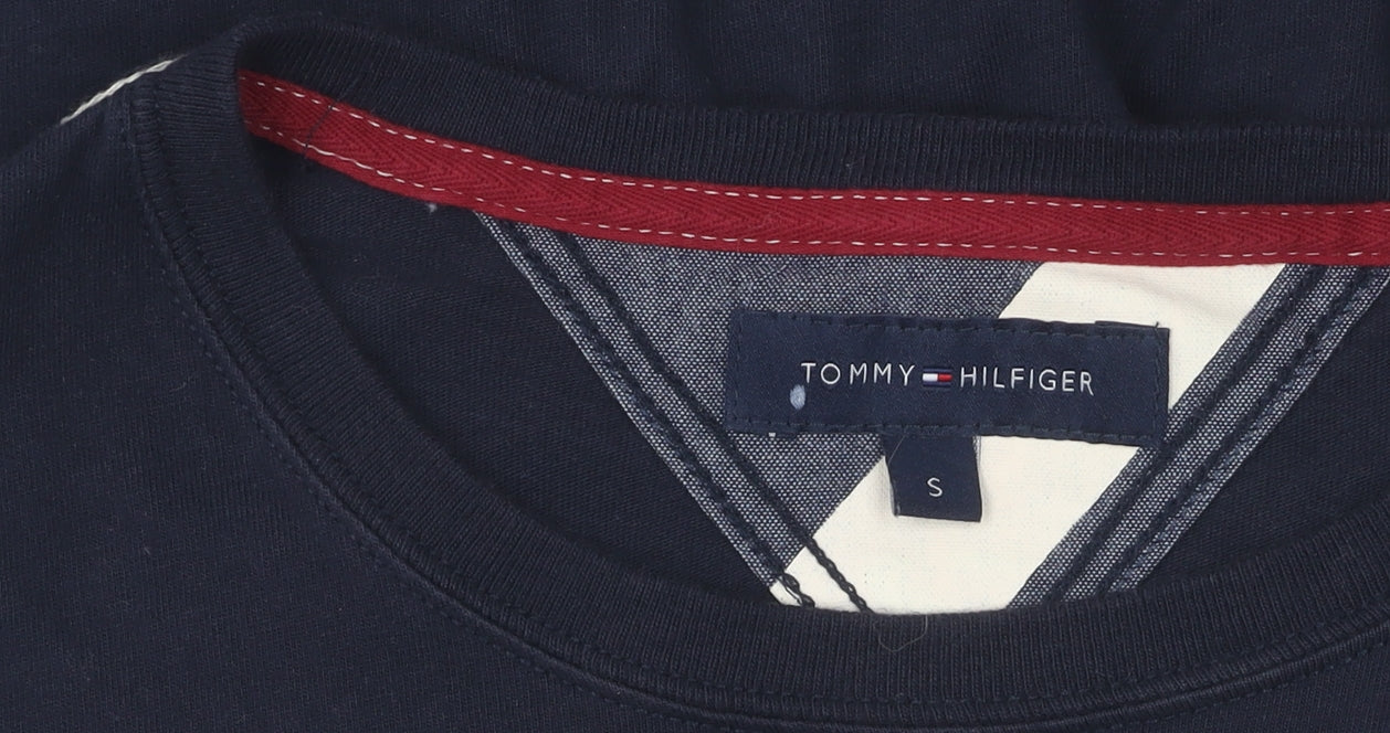Tommy Hilfiger Men's Blue S Logo T-Shirt
