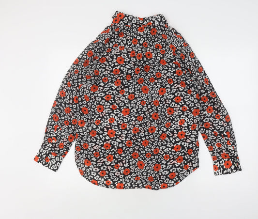 Banana Republic Women's Floral Blouse, S Petites, Multicoloured