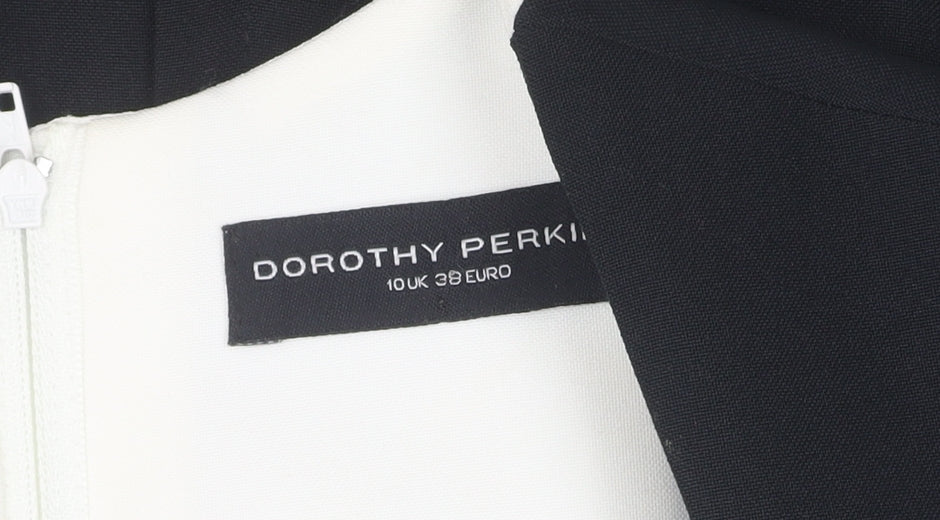 Dorothy Perkins Women's Two-Tone Sheath Dress Size 10