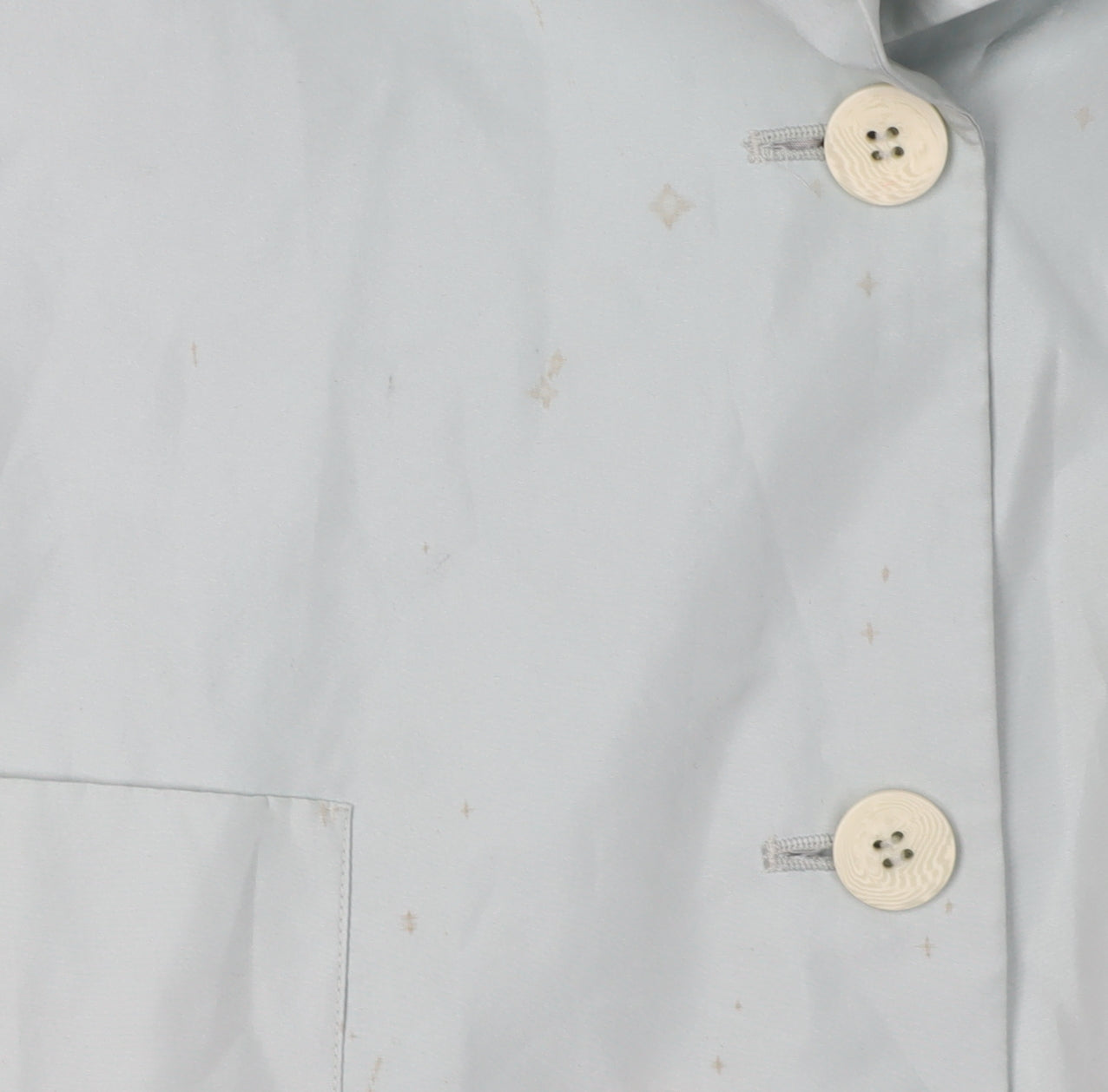 United Colors of Benetton Women’s Blue Silk Blazer Size 16