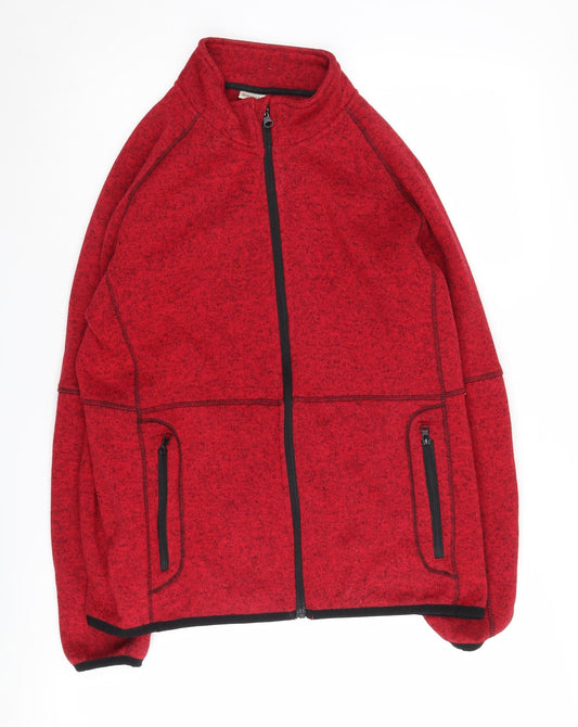 Womens UK Size L Damart Red Basic Jacket