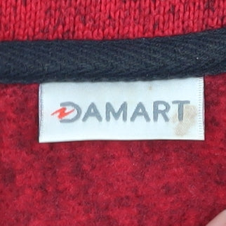 Womens UK Size L Damart Red Basic Jacket