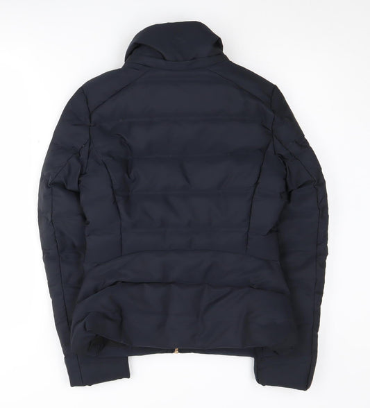 Womens UK Size 8 Zara Black Puffer Jacket