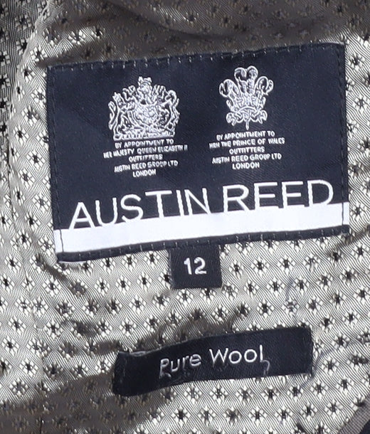 Austin Reed Black Wool Blazer Women Size 12