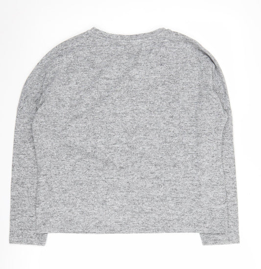 Womens UK Size S Jacqueline de Yong Grey Pullover Jumper