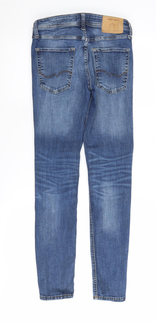 Jack & Jones Men's Blue Straight Jeans Size 29