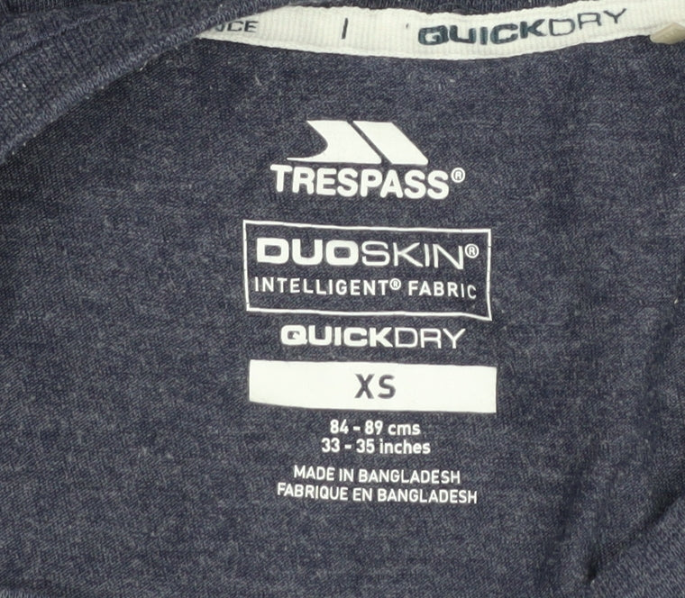 Trespass Men's Blue XS Quick Dry T-Shirt