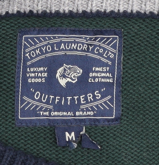 Tokyo Laundry Green Pullover Men's Jumper M