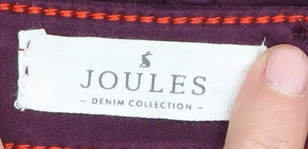 Womens UK Size 6 Joules Slim Fit Skinny Purple Jeans