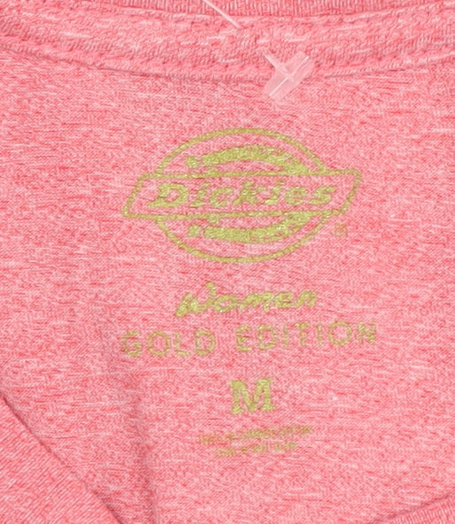 Womens UK Size M Dickies Pink Basic T-Shirt