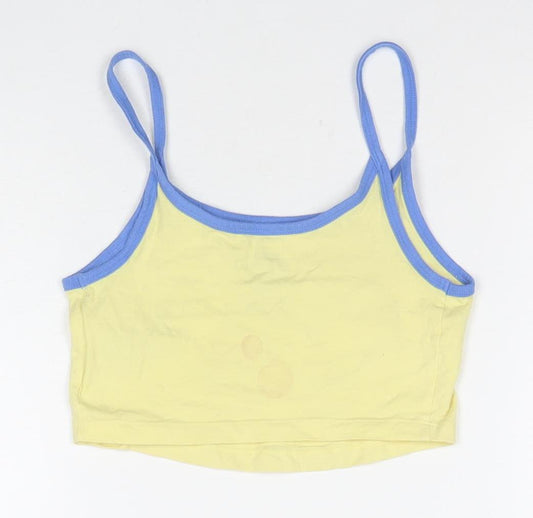Back view of Universal Studios Women's Yellow 4-6 Minions Camisole