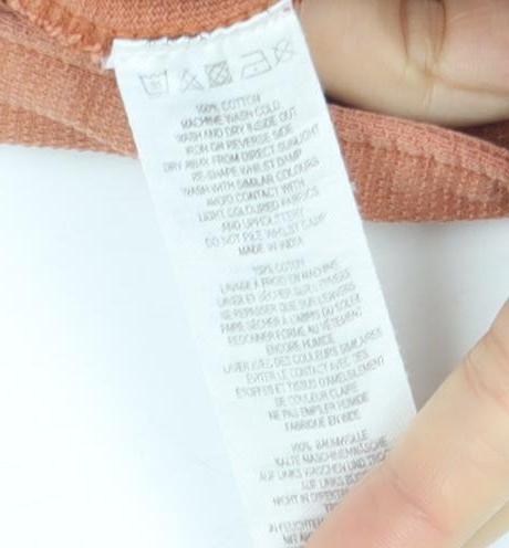 French Connection Men's Orange 2XL Polo Shirt