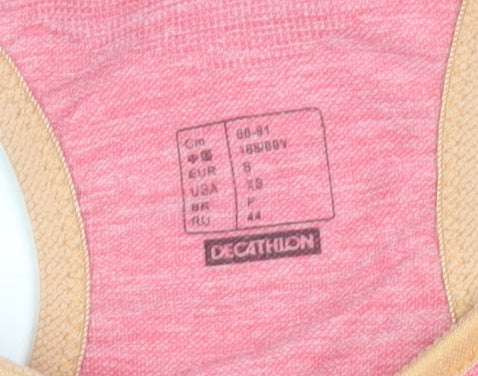 Kalenji Women’s Pink Tank - S, Racerback Activewear