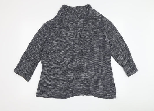 FatFace Women's Blue Knitted Open Cardigan - Size 12