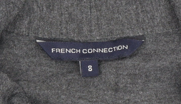 French Connection Womens Grey Shift Dress Size 8