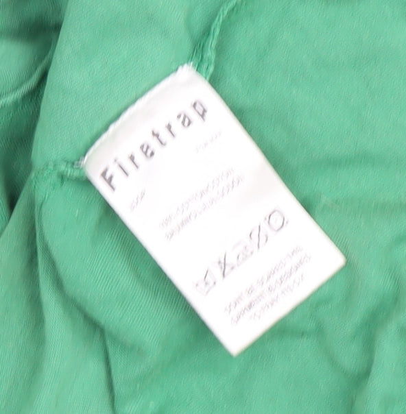 Mens UK Size L Firetrap Green Basic Jacket