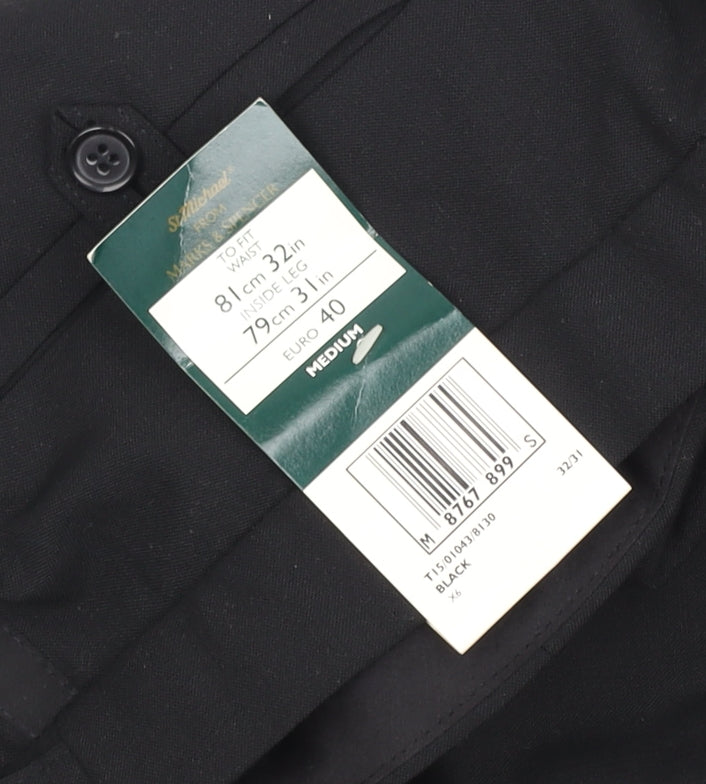 Marks & Spencer Men's Black Dress Pants M