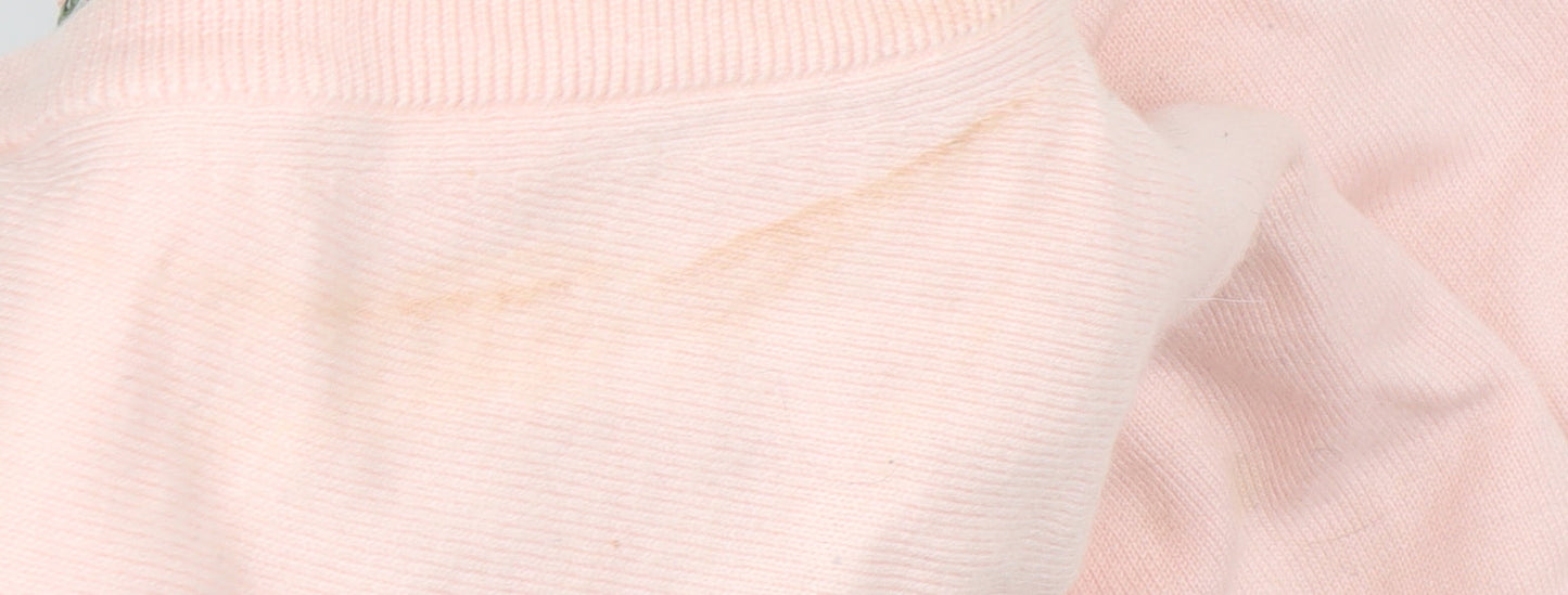 Womens UK Size 6 Lacoste Pink Pullover Jumper