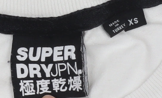Superdry Men's XS White Graphic Print T-Shirt