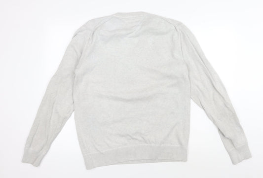 Tommy Hilfiger Men's Grey Pullover Jumper Size L