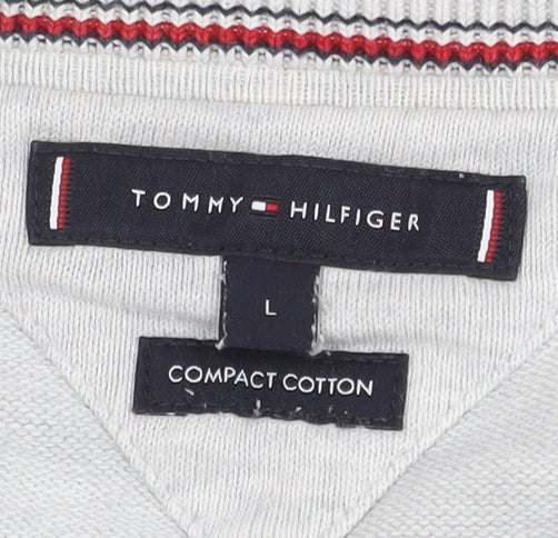 Tommy Hilfiger Men's Grey Pullover Jumper Size L