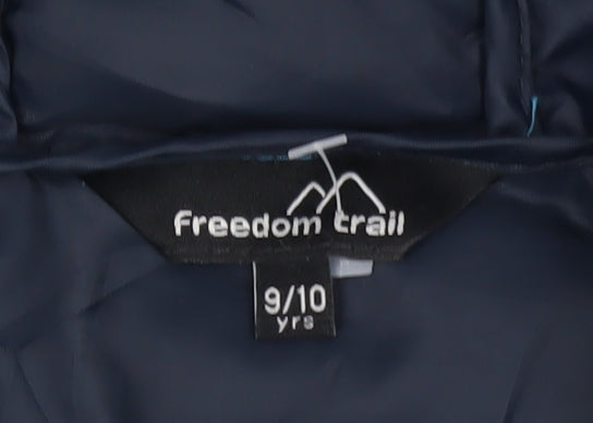 Freedom Trail Girls Blue Puffer Jacket 9-10 Years