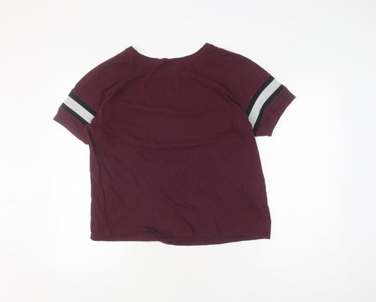 Womens UK Size M Victoria's Secret Multicoloured Basic T-Shirt